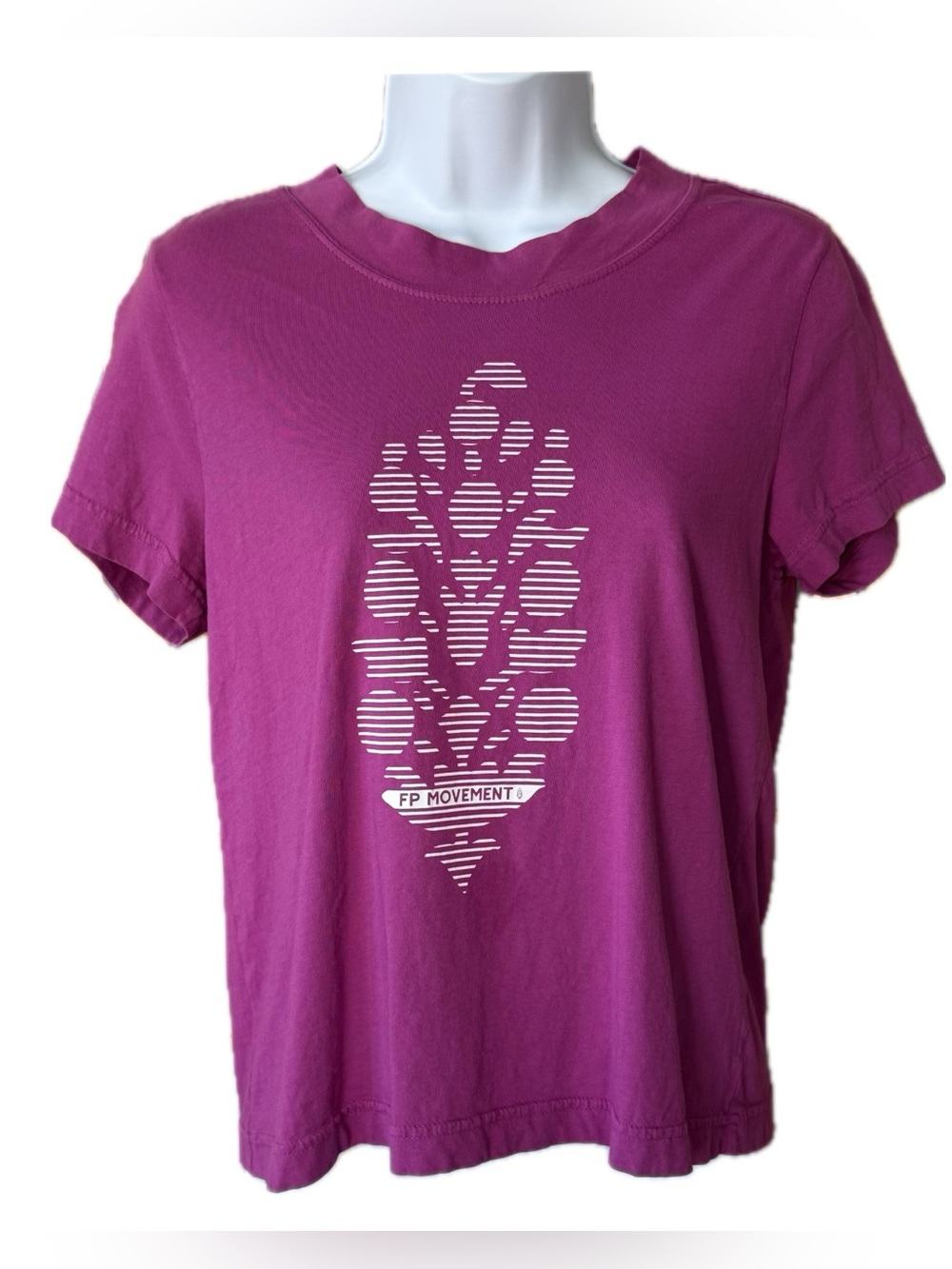 Fee People Movement Cropped Crewneck Tee